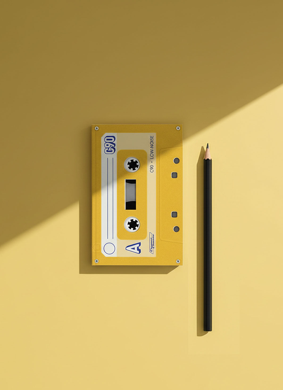 Yellow Mixtape Notebook