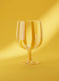Yellow Stacking Wine Glass