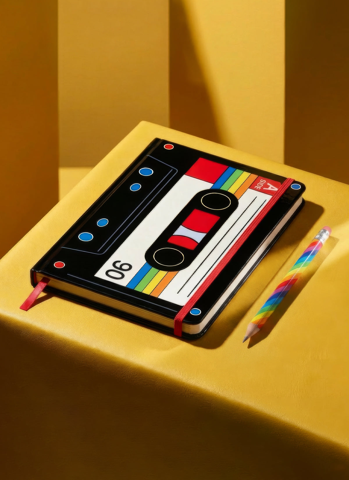 Retro Cassette A5 Notebook