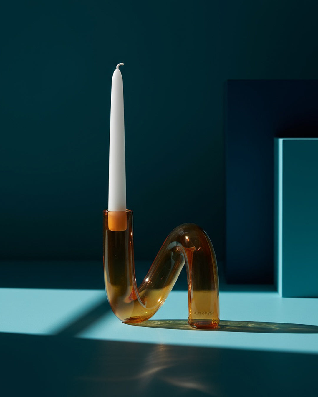 Twist Glass Candlestick / Stem Vase